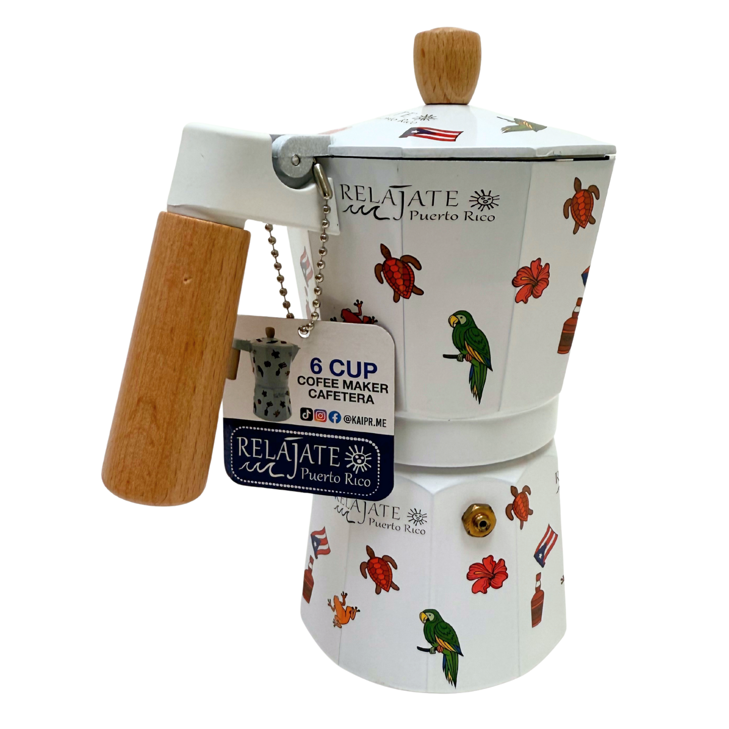 Relájate Cafetera | Limited Edition Puerto Rico Print