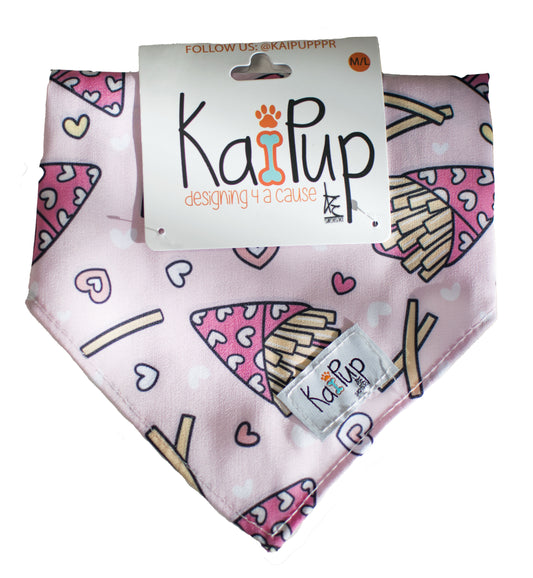 Kai Pup Limited Edition Valentines Bandanas - Fries Be4 Guys