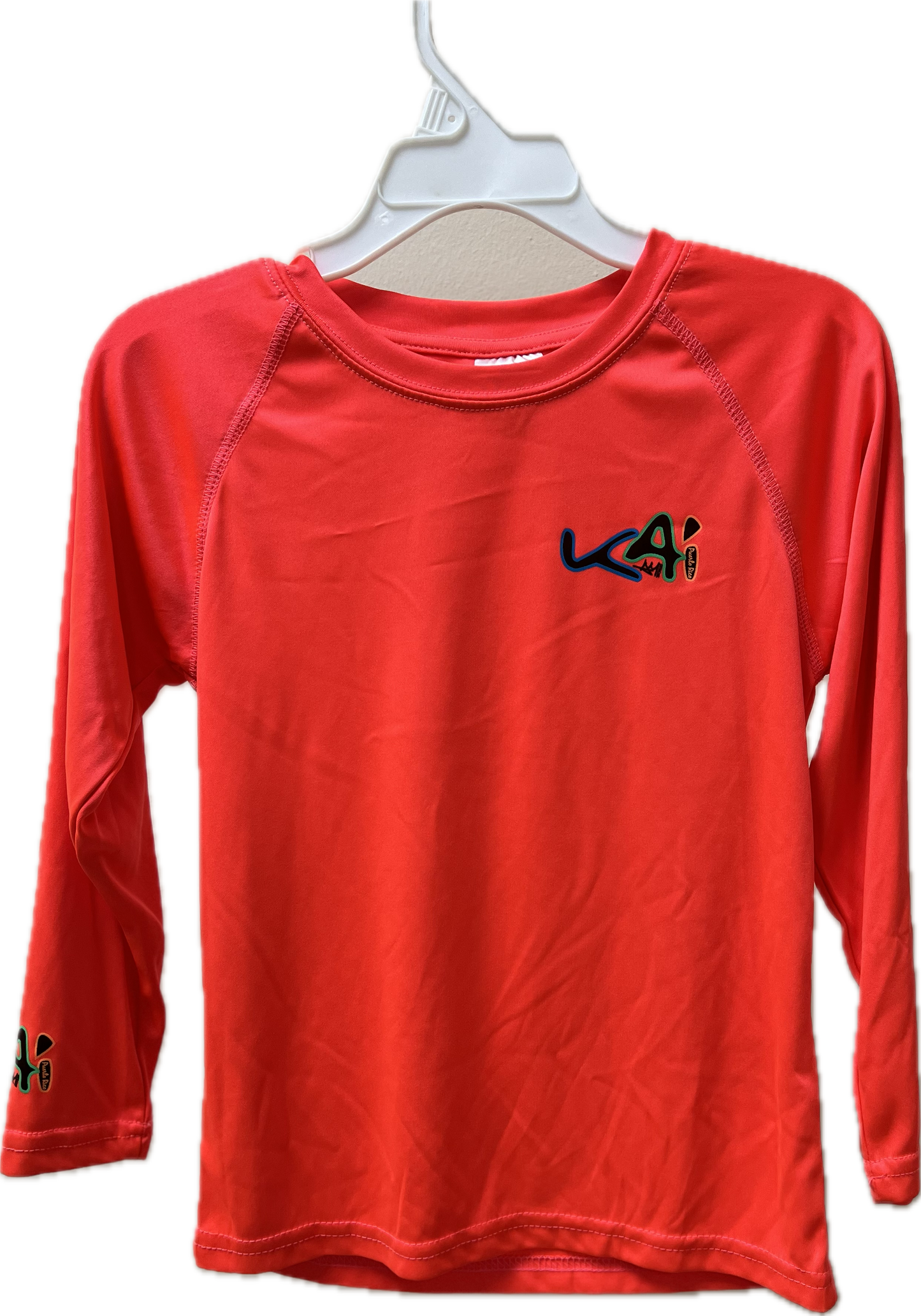 Kai Sun Neon Coral Sun Shirt with UPF 50+ Protection - Swim Safe