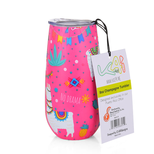Kai Sun No Drama Llama Insulated Champagne Tumbler