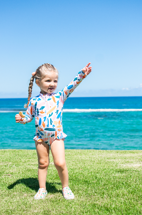 Surfs Up KIDS long Sleeve Swim