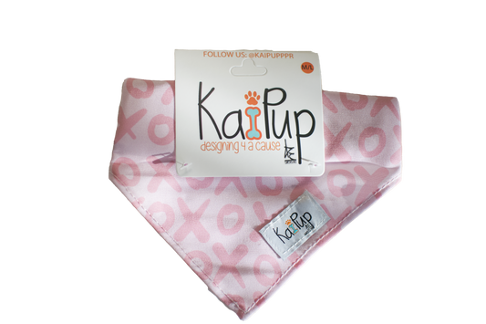 Kai Pup Limited Edition Valentines Bandanas - XOXO