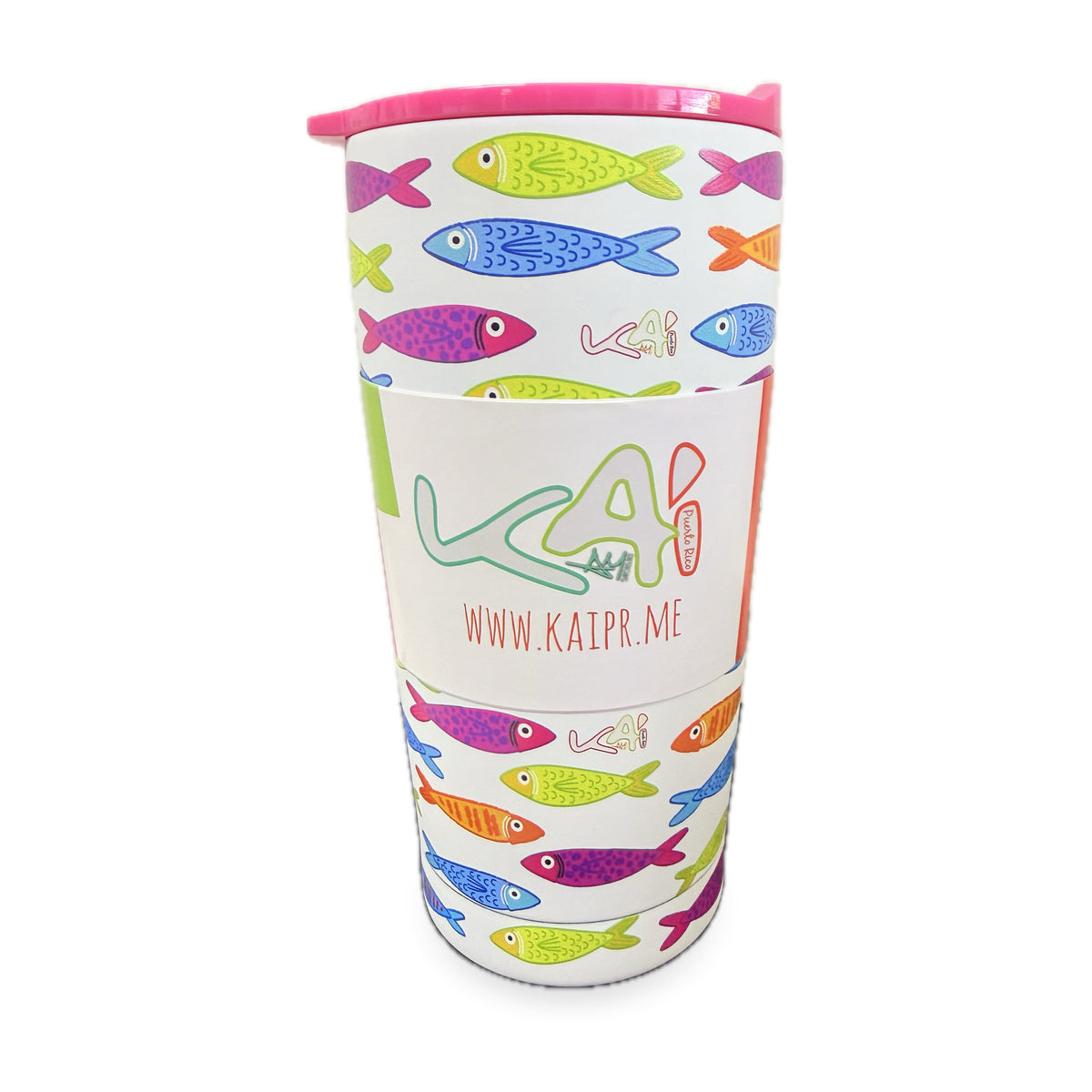 Culebrita Insulated 20 oz Tumbler - Peces / Sardinas design