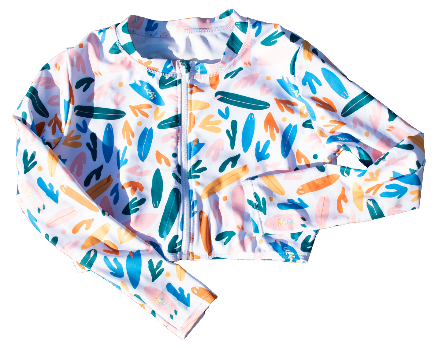 Surfs Up Women's Crop Top Sun Shirt  *PRE-ORDER*