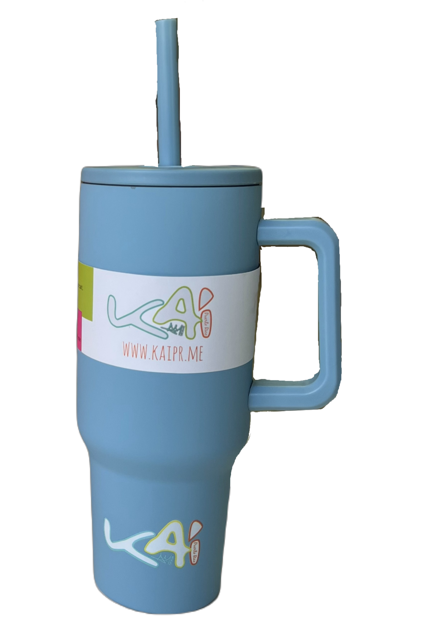 Blue 40oz Kai Sun Insulated Tumbler with Handle