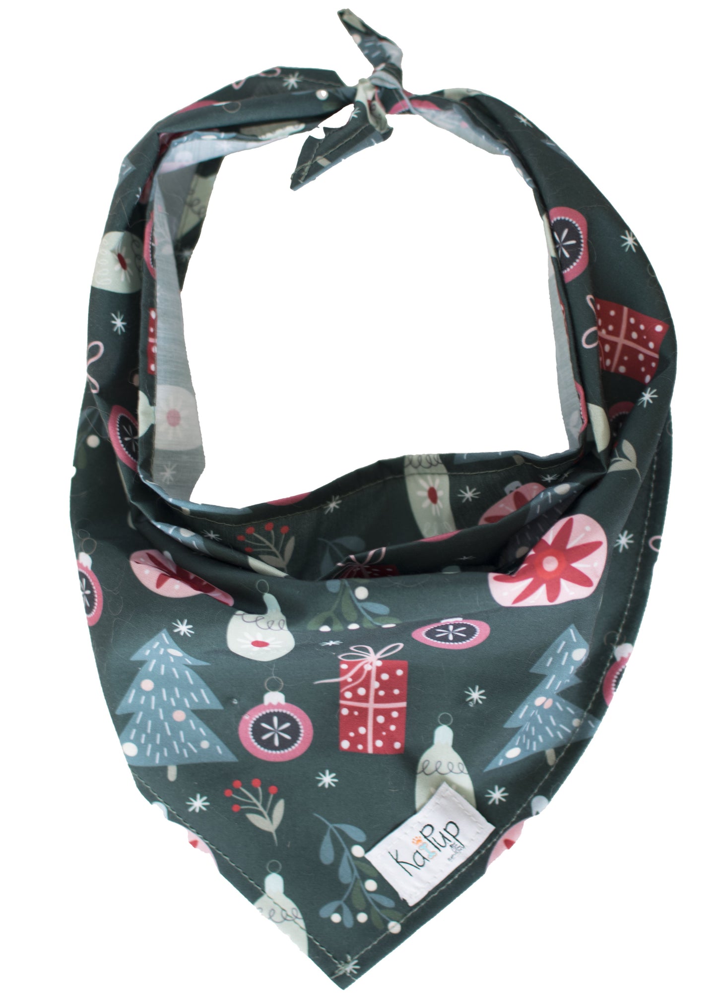 Kai Pup Limited Edition Christmas Bandanas - Christmas Trees