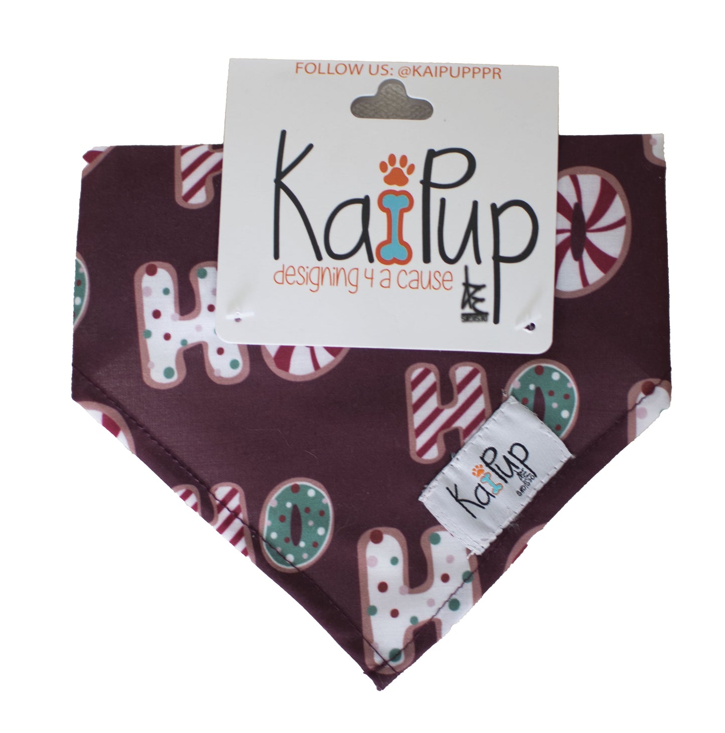 Kai Pup Limited Edition Christmas Bandanas - Ho Ho Ho