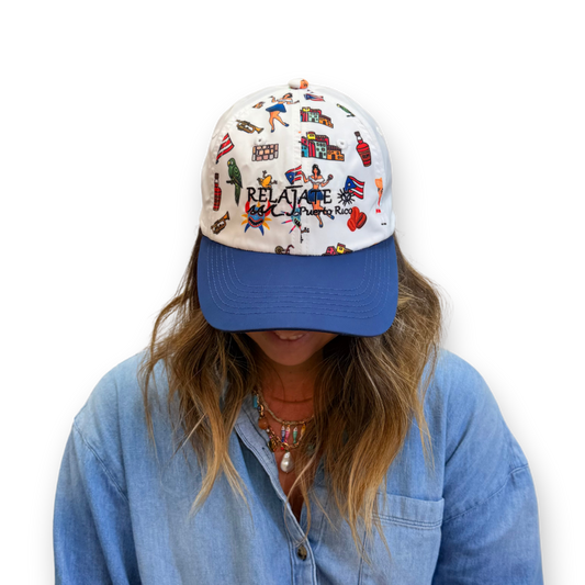 Relájate Puerto Rico Dry Fit Hat | Limited Edition Baseball Cap