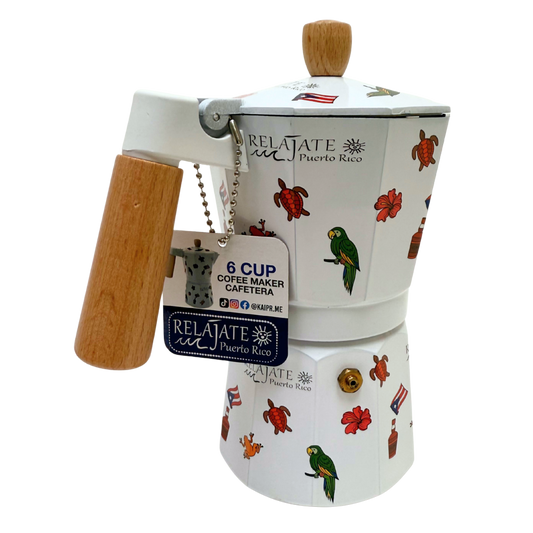 Relájate Cafetera | Limited Edition Puerto Rico Print
