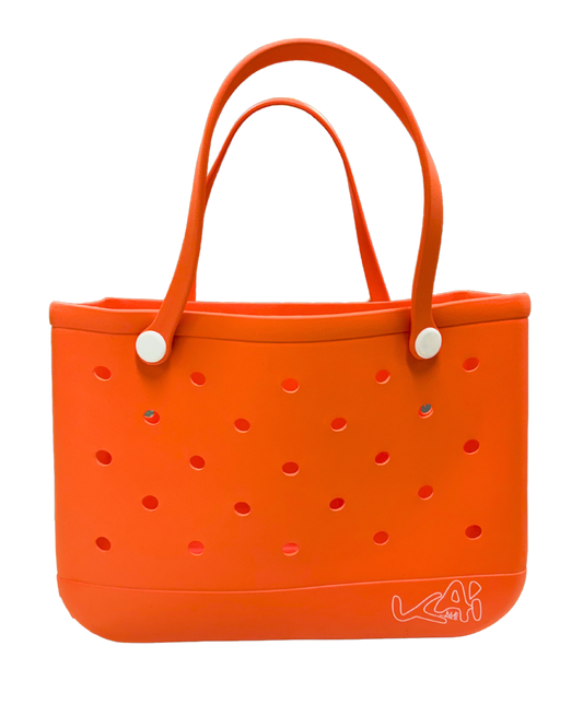 Kai Everyday EVA Beach Tote en color Sunset en Rincon  – Waterproof Carryall for Beach, Pool & Travel (Copy) (Copy)
