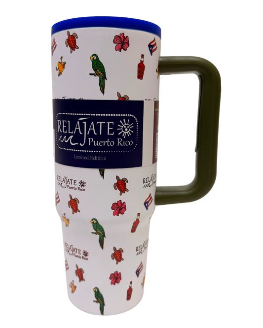 Relájate Puerto Rico 30oz Insulated Tumbler | Limited Edition
