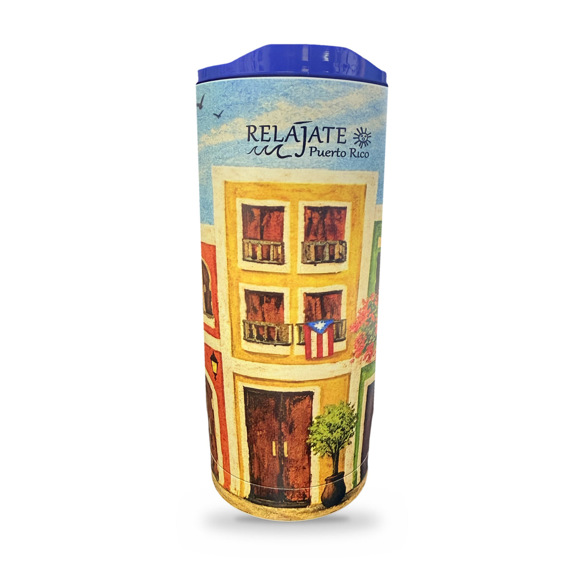 Relájate Puerto Rico 20oz Tumbler – Viejo San Juan
