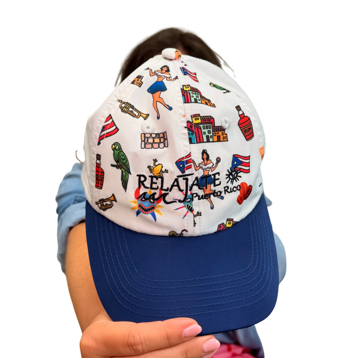 Relájate Puerto Rico Dry Fit Hat | Limited Edition Baseball Cap
