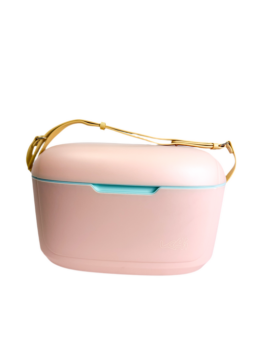 Escape to Utopia 12QT Cooler Box in Peach