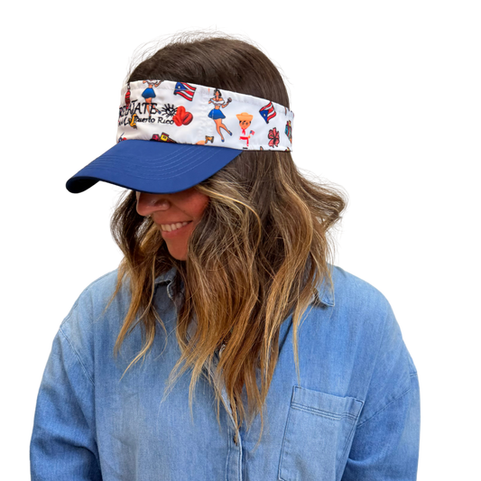 Relájate Puerto Rico Visor | Limited Dry Fit Iconic Print