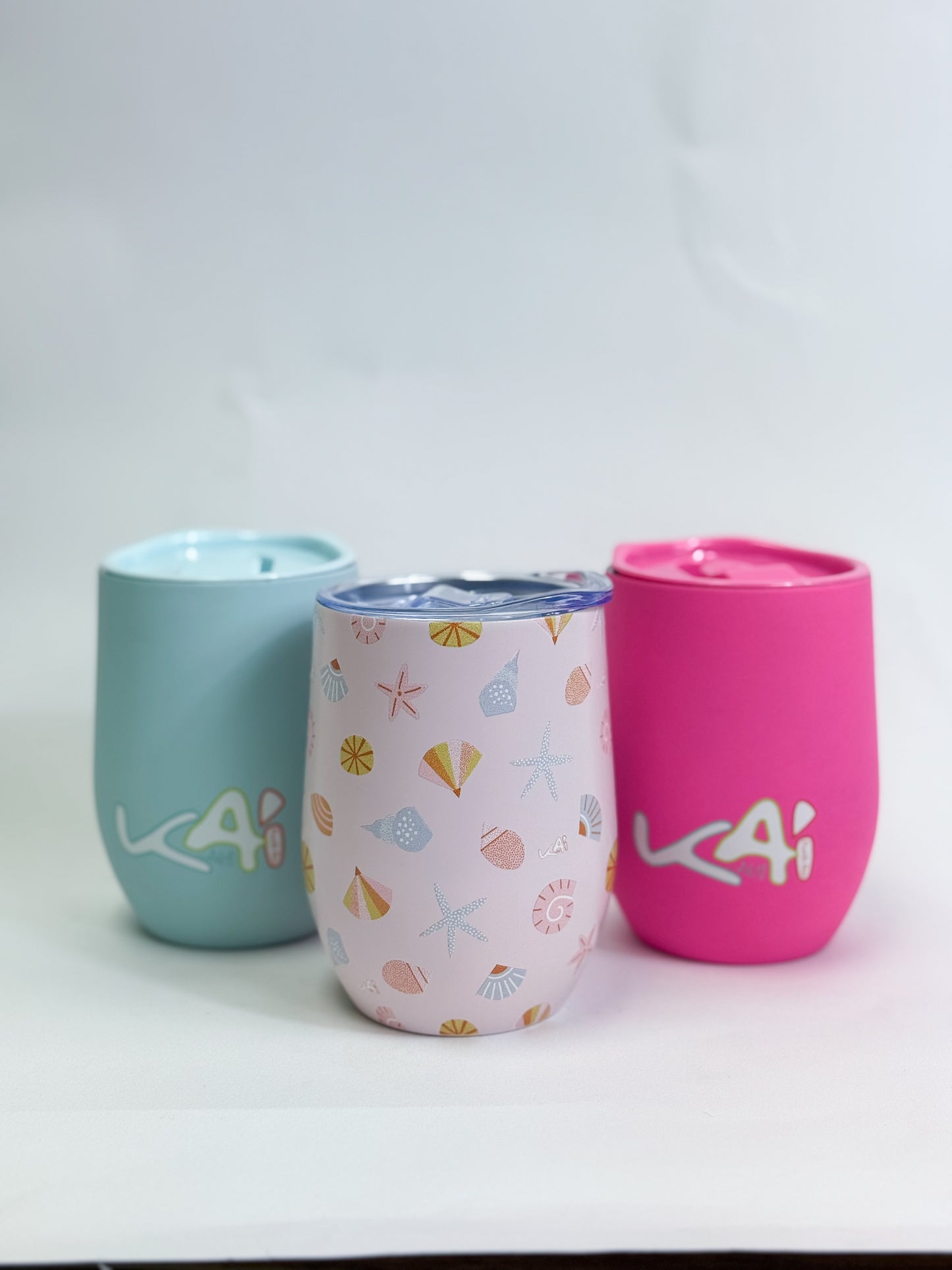 KAI Puerto Rico wine Tumbler Caribbean Blue