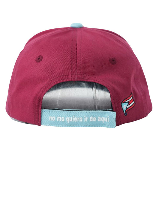 Relájate Vintage Hat – Maroon | Limited Edition Puerto Rico Cap
