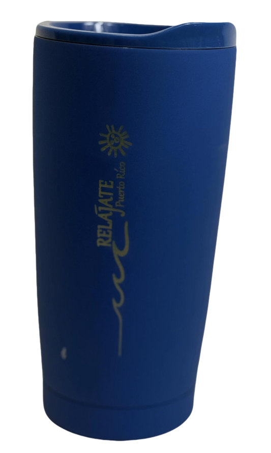 Relajate Puerto Rico 20oz Tumbler Blue