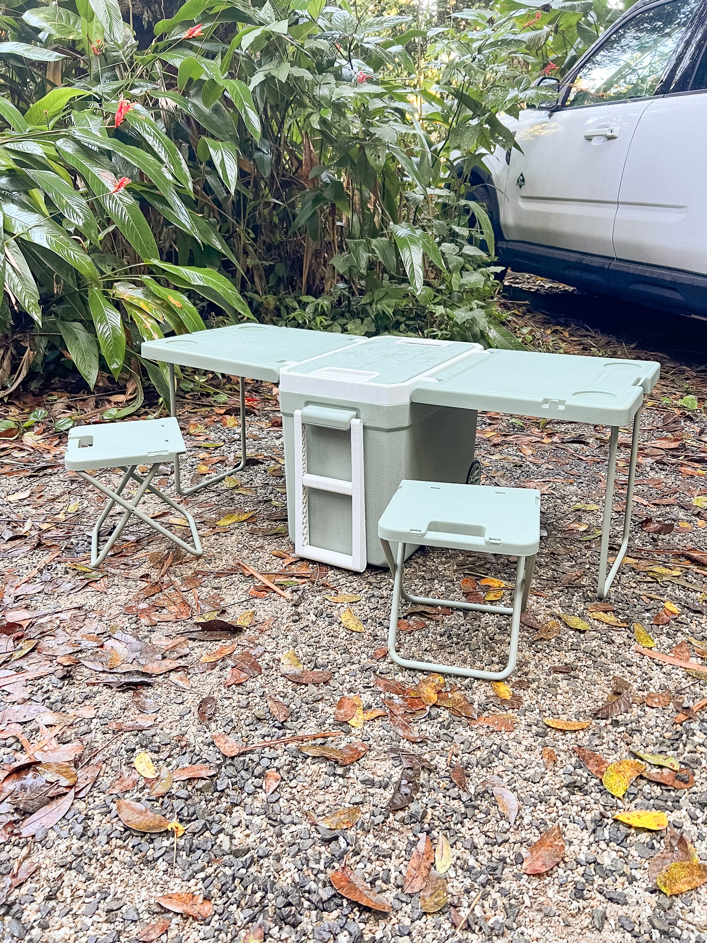 Cooler Box With Table and Chairs 32L