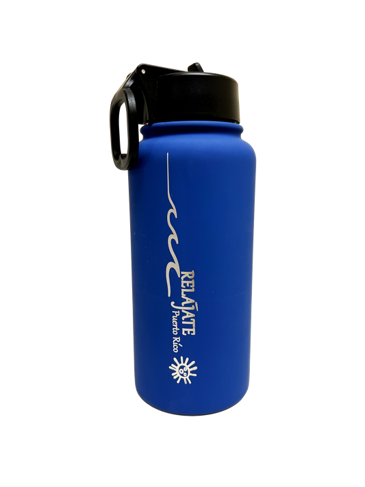 Relajate Puerto Rico 32oz Sports Bottle