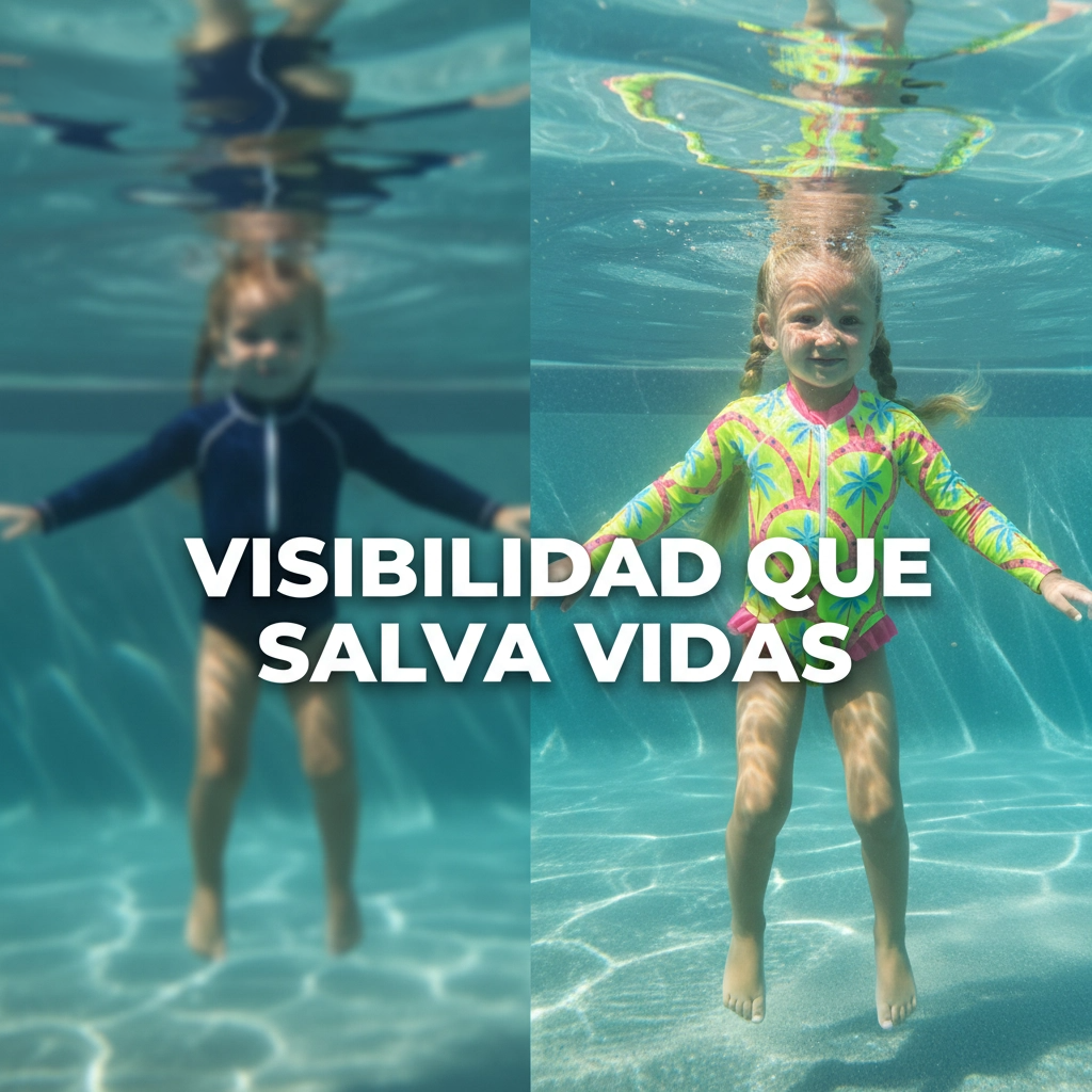 Kai PR Girls Long Sleeve Swimsuit with SPF 50 – Fun In the Sun Collection, Sizes 6 Months to 6 Years